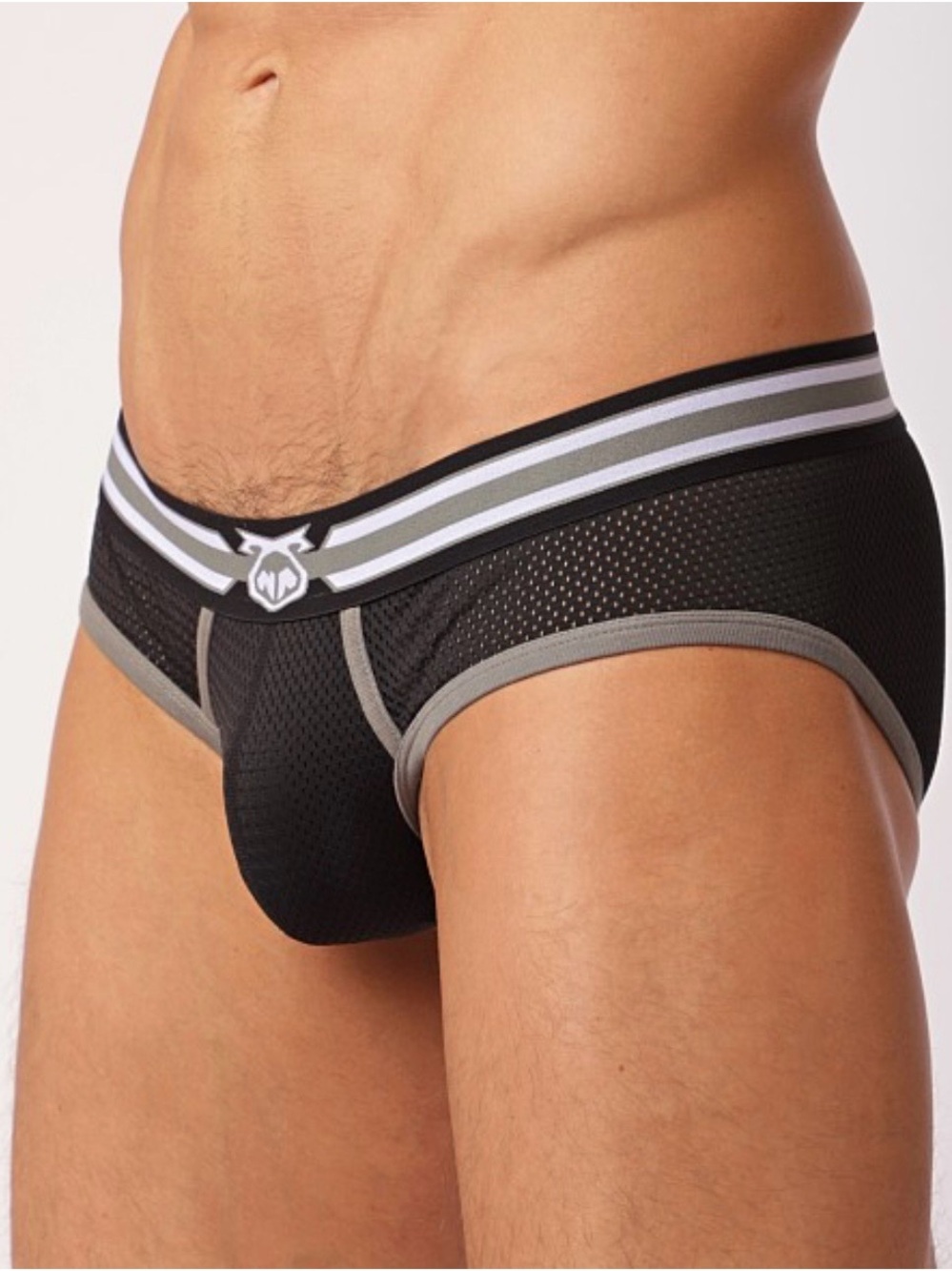 NASTY PIG SPITFIRE CLASSIC ATHLETIC MESH BRIEF BLACK